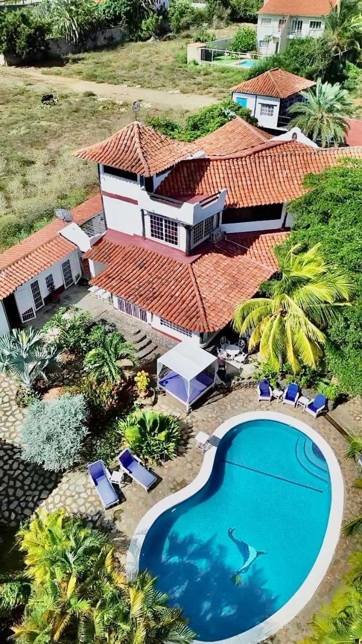 Rancho Rebecca, Villa De Lujo Para Un Max 10 Personas, Vistas Panoramicas Playa Y Montanas, Piscina, 5 H, 5 B En Guarame, Isla De Margarita Flandes 외부 사진